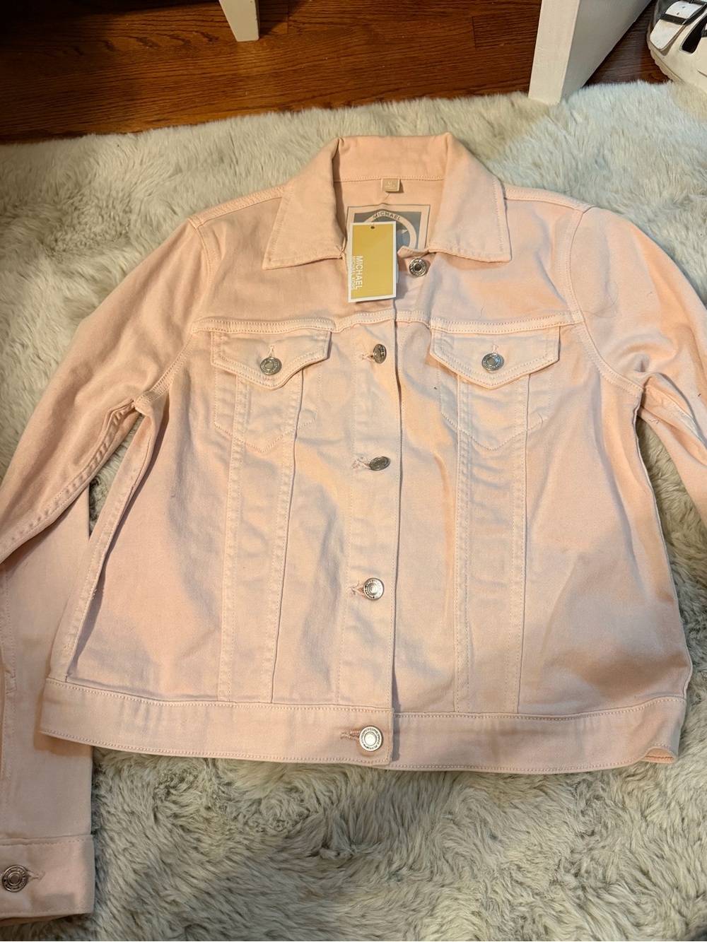 Michael Kors Light Pink Denim Jacket
